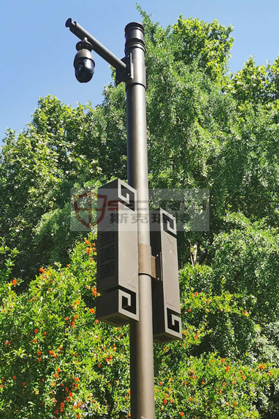 我公司為陜西省戲曲大觀園安裝智慧路燈